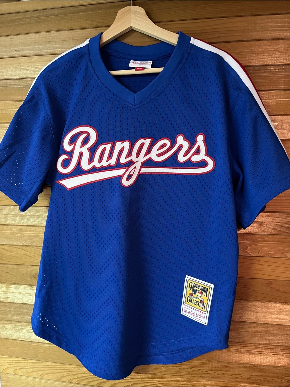Mitchell & Ness Texas Rangers Nolan Ryan BP Jersey